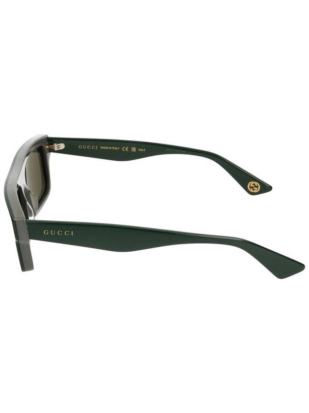 24SS Sunglasses GG1616S 003 GREEN GREEN SILVER - GUCCI - BALAAN 4