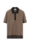 Gingham Cotton Polo Shirt Brown - BURBERRY - BALAAN 2