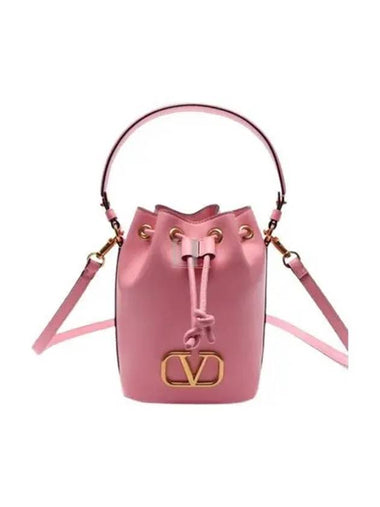 V Logo Signature Women s Bucket Bag P0Z44VNL ZQQ - VALENTINO - BALAAN 1