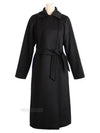 Women's Manuela Icon Coat Black - MAX MARA - BALAAN.