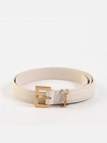 Women s Monogram Belt Dark Beige 554465 BOO0W - SAINT LAURENT - BALAAN 1