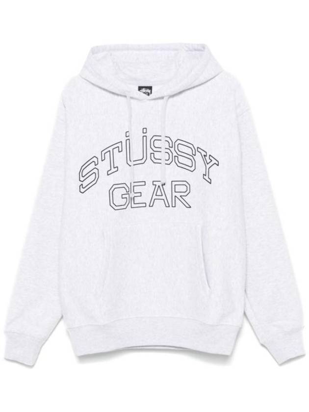 Hooded T shirt 1925035 ASH HEATHER Free - STUSSY - BALAAN 1