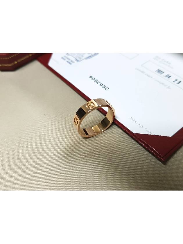 PG pink gold 18K love ring No 61 thick - CARTIER - BALAAN 4