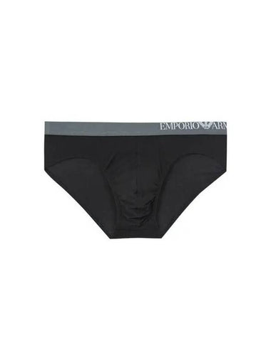 UNDERWEAR Men s Side Logo Band Poly Briefs Black 270550 - EMPORIO ARMANI - BALAAN 1