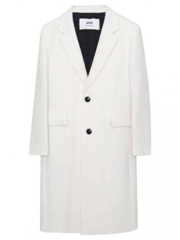 Coat two button virgin wool long - AMI - BALAAN 1