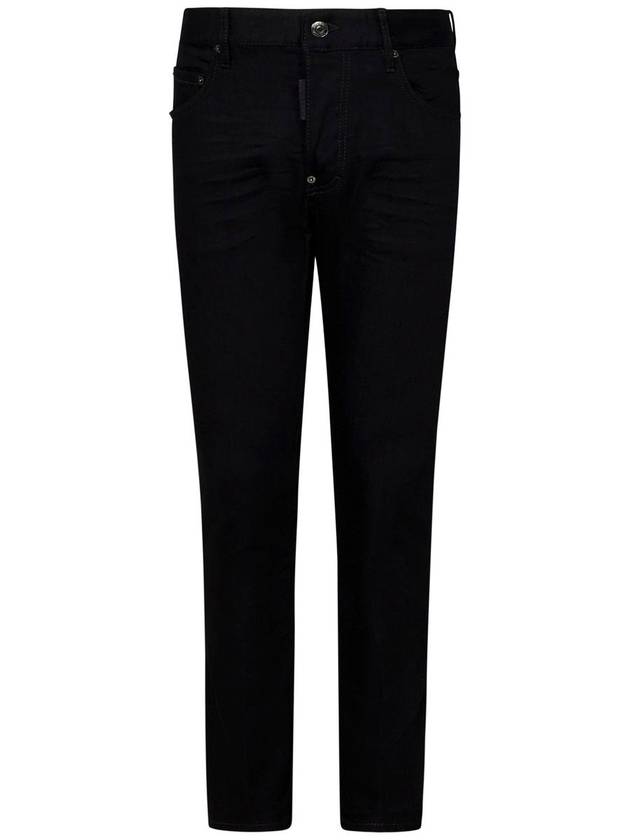 Skater Slim Cut Jeans Black - DSQUARED2 - BALAAN 2