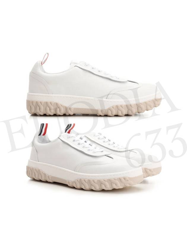 Cable Field Sneakers White - THOM BROWNE - BALAAN 3