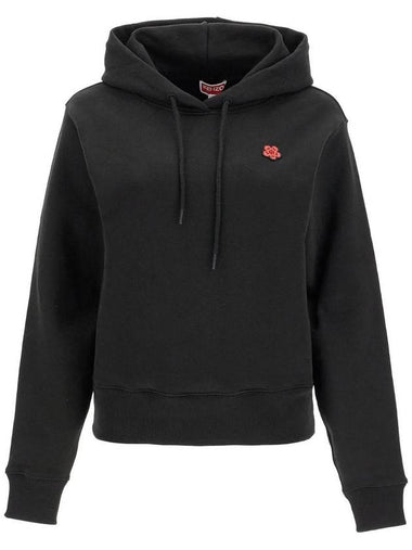 SN Black hooded sweatshirt with bo FE62SW1624MT 99J - KENZO - BALAAN 1