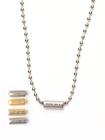 Gatsby's Silver Ball Chain Necklace - GAMAN - BALAAN 1