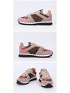 Rockstud Camo Low-Top Sneakers Pink - VALENTINO - BALAAN 3