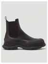 Embossed Logo Chelsea Boots Black - ALEXANDER MCQUEEN - BALAAN 2