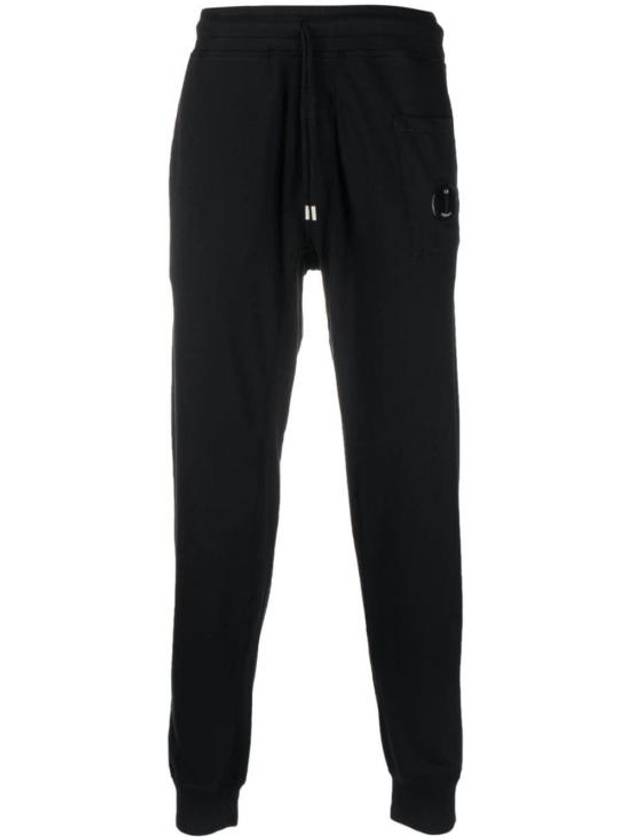 Light Fleece Utility Track Pants Black - CP COMPANY - BALAAN 2