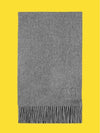 Wes Dahlia cashmere scarf muffler light gray WSDALIA 009 - MAX MARA - BALAAN 8