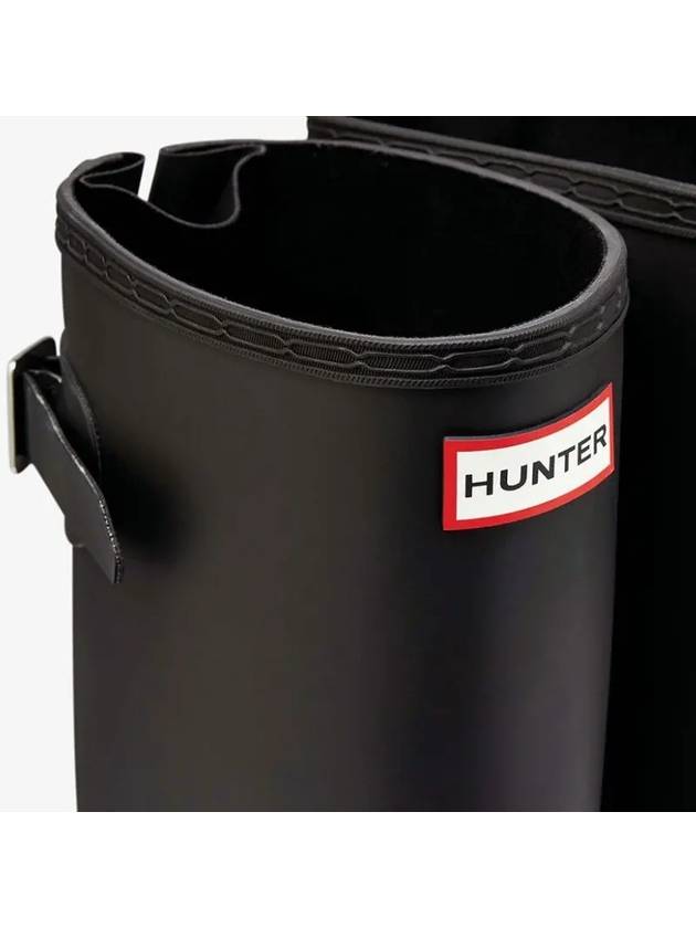 Tall Back Adjustable Wellington Rain Boots Black - HUNTER - BALAAN 5