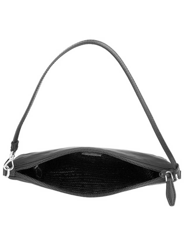 Re-Nylon Trim Mini Shoulder Bag Black - PRADA - BALAAN 6