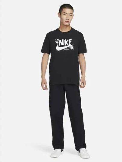 Club Cargo Straight Pants Black - NIKE - BALAAN 2