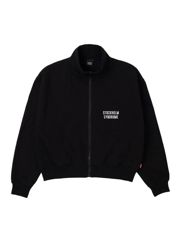 Men's Embroidery Zip-up Jacket Black - STOCKHOLM SYNDROME - BALAAN 2