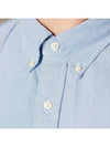 Embroidery Pony Oxford Long Sleeve Shirt Blue - POLO RALPH LAUREN - BALAAN 4