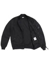 Nycra R Bomber Jacket Black - CP COMPANY - BALAAN 4