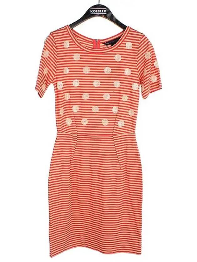 Marc Jacobs by M1123647 Pink striped sequin decoration dress - MARC JACOBS - BALAAN 1