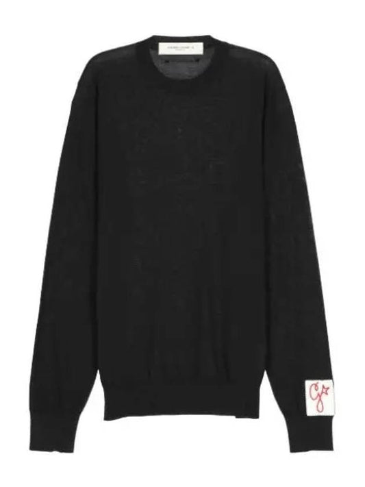 crew neck knit black - GOLDEN GOOSE - BALAAN 1