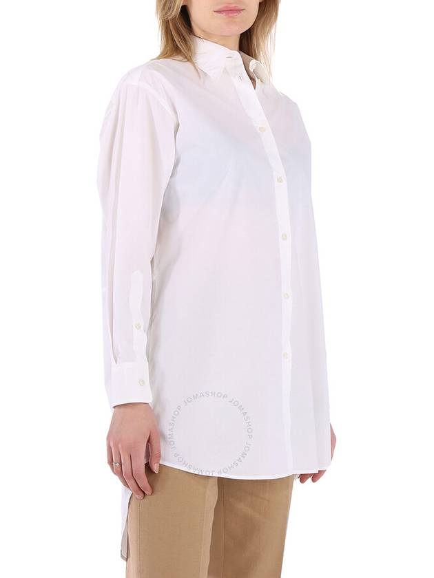 MM6 Women's Convertible Shirt White - MAISON MARGIELA - BALAAN 3