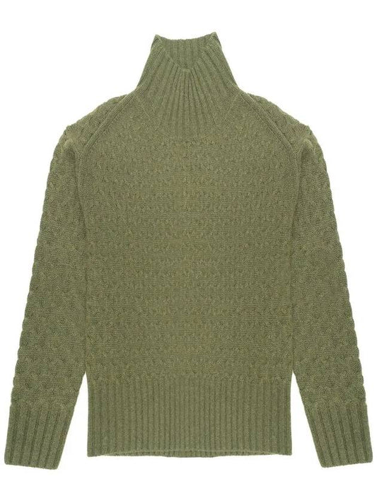 Valdes wool cashmere knit olive green VALDESE 008 - MAX MARA - BALAAN 1