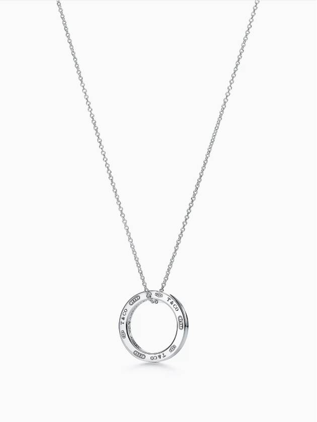 1837 Circle Pendant Necklace Silver - TIFFANY & CO. - BALAAN 2