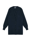 Layered V-Neck Cardigan Storm Blue - LEMAIRE - BALAAN 1