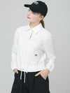 Shirt Collar Banding White Sweatshirt DO6222TS05 - DOYOUKNOWMC GOLF WEAR - BALAAN 4