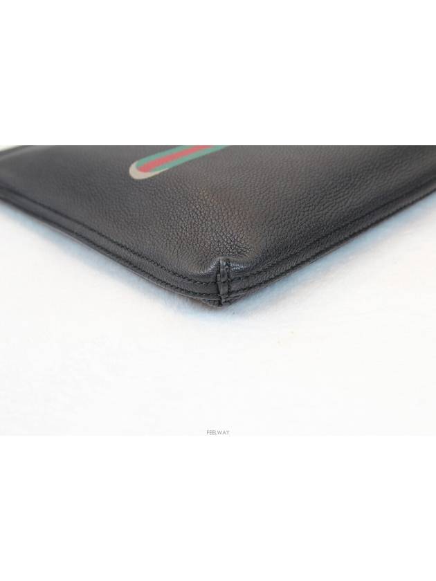 Daol Merchant Store Web Logo Clutch Black Condition A 500981 - GUCCI - BALAAN 4