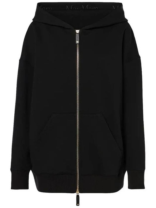 Dopia hooded zip up black 29916011600 010 - MAX MARA - BALAAN 1