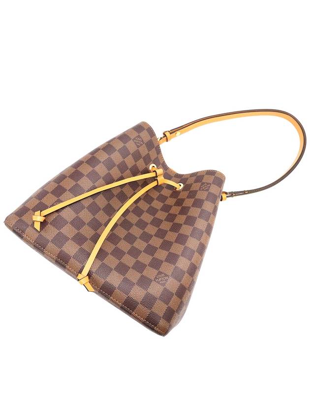 Women s Louis Vuitton N40213 Damier Eben Canvas Neonoe MM Bucket Bag Shoulder gt Gangbuk used luxury goods - LOUIS VUITTON - BALAAN 8