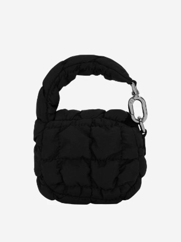 Quilted Nano Tote Bag Black - COS - BALAAN 3