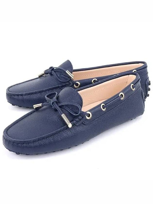 Gomino leather driving shoes blue - TOD'S - BALAAN.