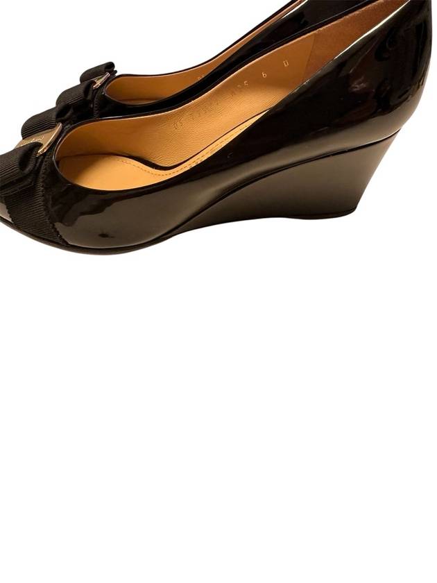 Ferragamo pumps shoes wedge heel 235mm - SALVATORE FERRAGAMO - BALAAN 4