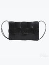 Urban Leather Crossbody Cassette Black Silver - BOTTEGA VENETA - BALAAN 2