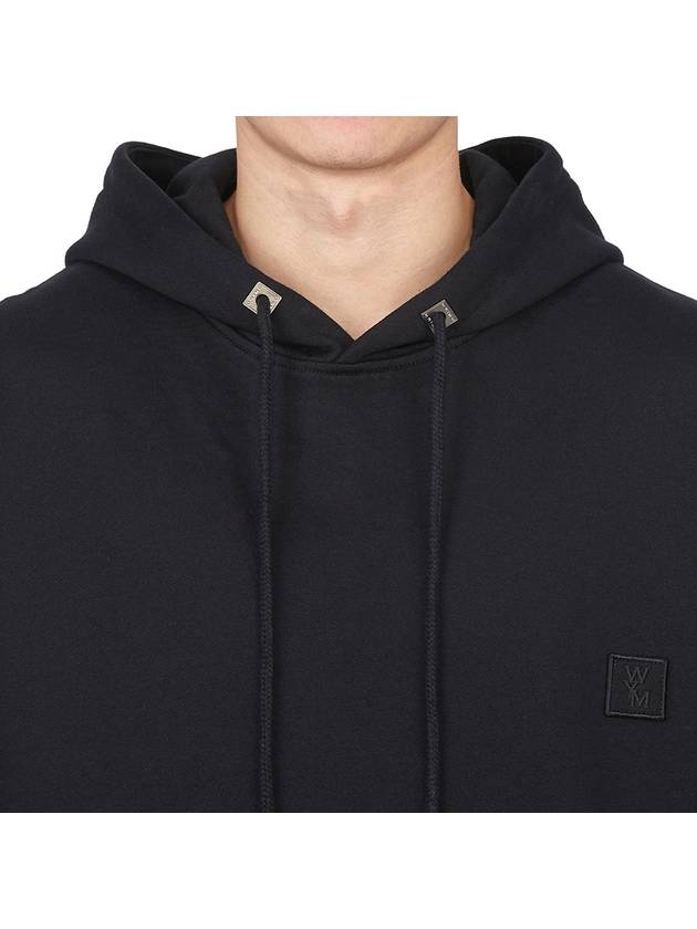 Swaying Flower Back Logo Hoodie Black - WOOYOUNGMI - BALAAN 6