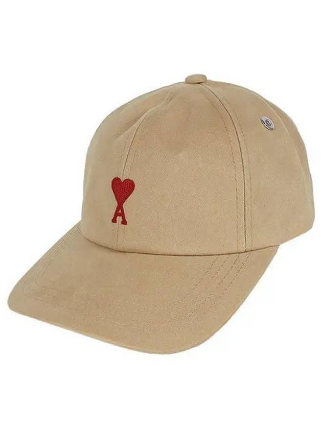 De Coeur Logo Ball Cap Sand - AMI - BALAAN 2