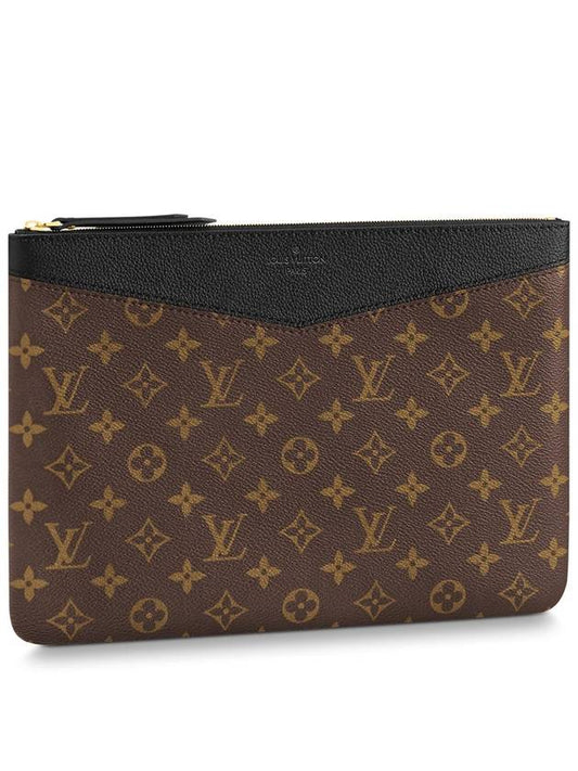 Daily Monogram Pouch Bag Brown Black - LOUIS VUITTON - BALAAN 2