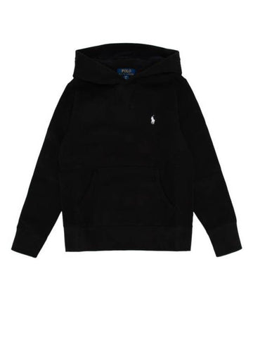 Kids Embroidered Logo Hoodie Top Black - POLO RALPH LAUREN - BALAAN 1