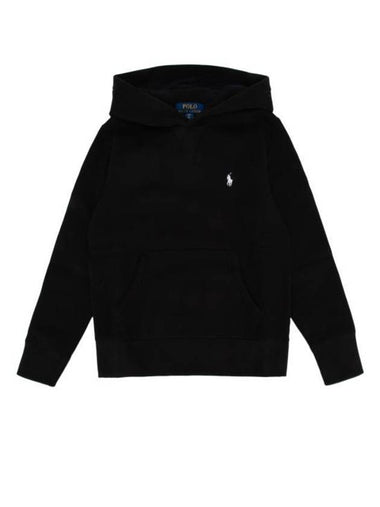 Kids Embroidered Logo Hoodie Top Black - POLO RALPH LAUREN - BALAAN 1