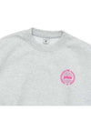 Crest Logo Sweatshirt Light Grey - SPORTY & RICH - BALAAN 4