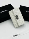 Women s Card Wallet White A80603 - CHANEL - BALAAN 9