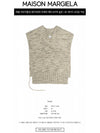 Botanical Dye Knit Vest Light Brown - MAISON MARGIELA - BALAAN 3