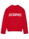 La Maille Pavane Knit Top Red - JACQUEMUS - BALAAN 1