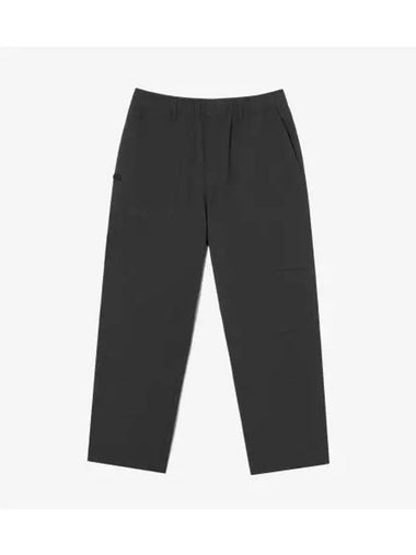 Men s Parachute Wide Pants Black - LACOSTE - BALAAN 1