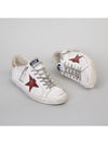 Superstar Leather Low Top Sneakers Red White - GOLDEN GOOSE - BALAAN 3