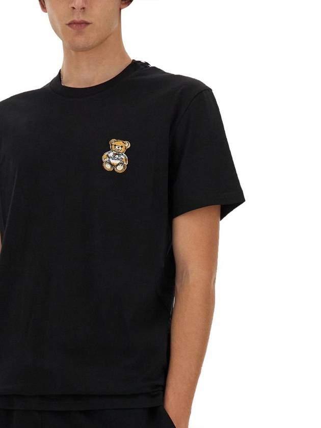 Moschino Teddy Patch T-Shirt - MOSCHINO - BALAAN 4