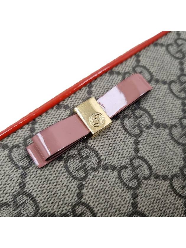 Women s 388680 Gold color ribbon decoration GG Cima long wallet - GUCCI - BALAAN 8